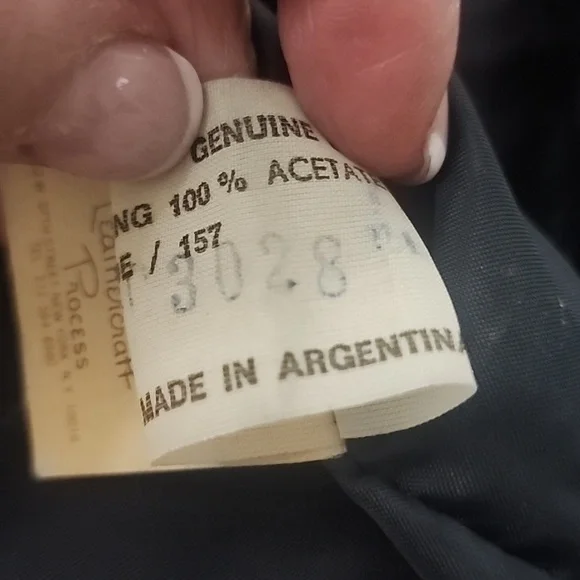 Marco Moroni Black 100% Leather Jacket.Made In Argentina. - Picture 10 of 12